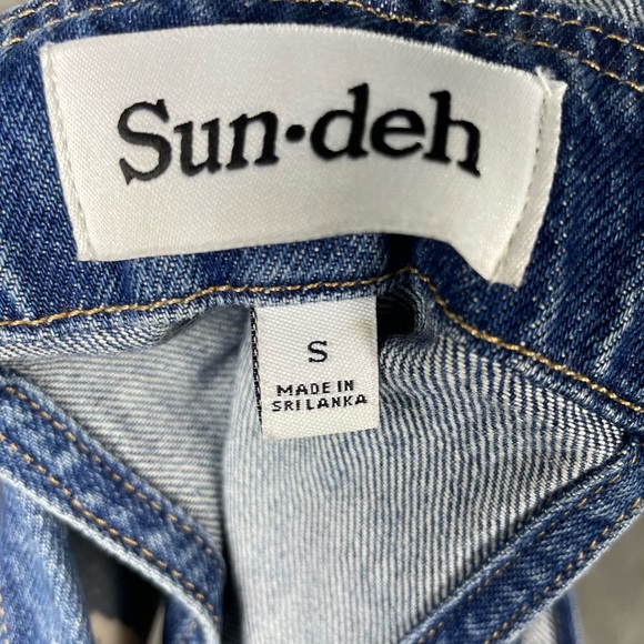 Aritzia Blue Denim Women's Overalls - Picture 13 of 16